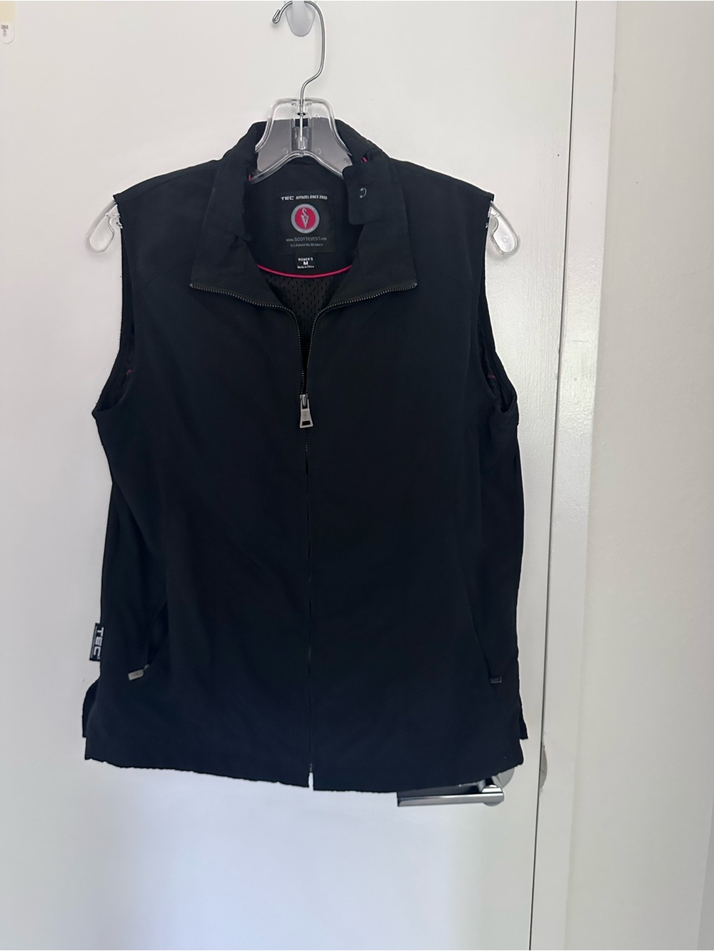 SCOTTeVEST Women’s M Black TEC Travel Utility Vest Multi Pocket